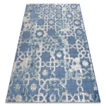 Dywan Sole Pergola Ornament Abstrakcyjny niebieski