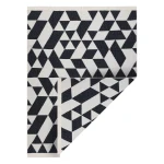 Chodnik Twin Ocra Geometryczny czarny
